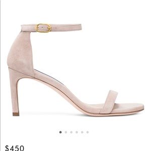 Stuart Weitzman Nunakedstraight Dolce Taupe Heels